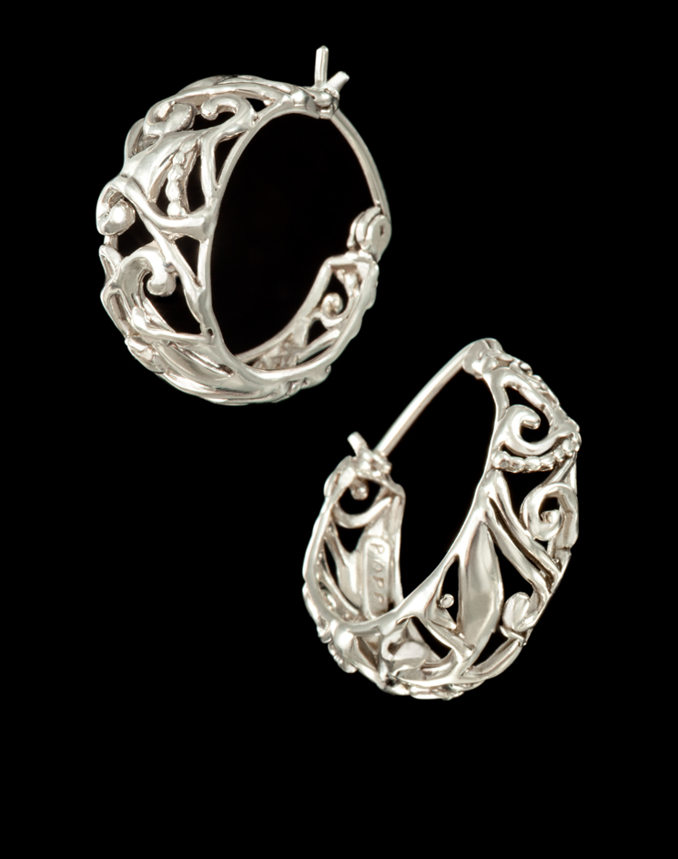 Filigree hoops hot sale